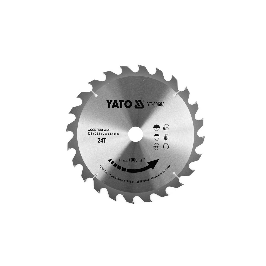 Дисковая пила tct для дерева 185x24tx20mm