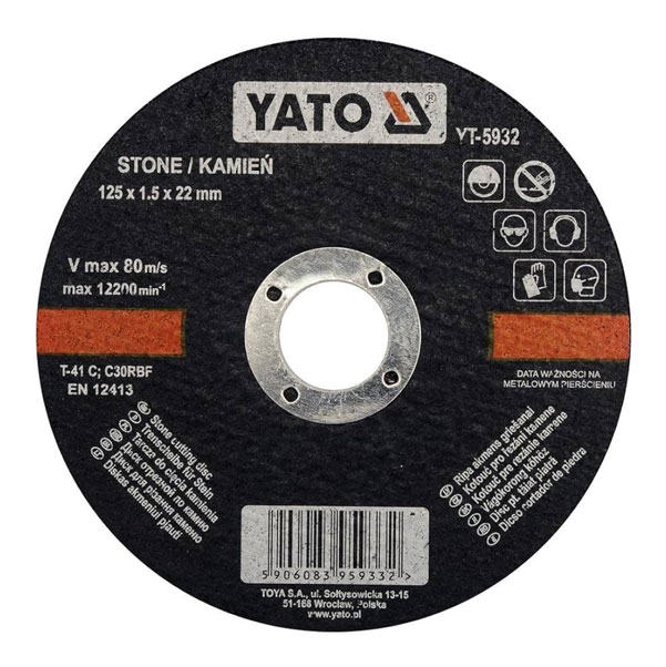Диск для резки камня 125x1.5x22mm