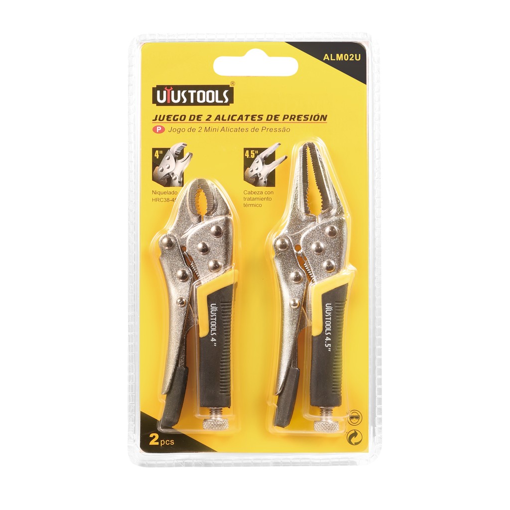 2pcs Mini Locking ТИСКИ, ЗАЖИМЫ, ПЛОСКОГУБЦЫ Set