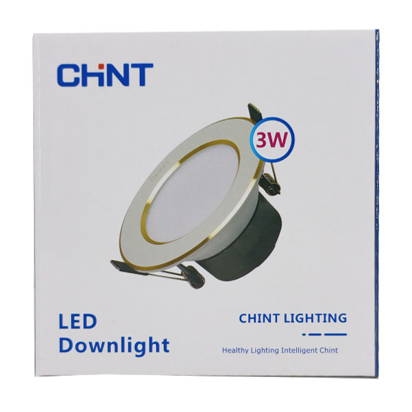 Лампа 3W Bright Platinum (golden edge white)