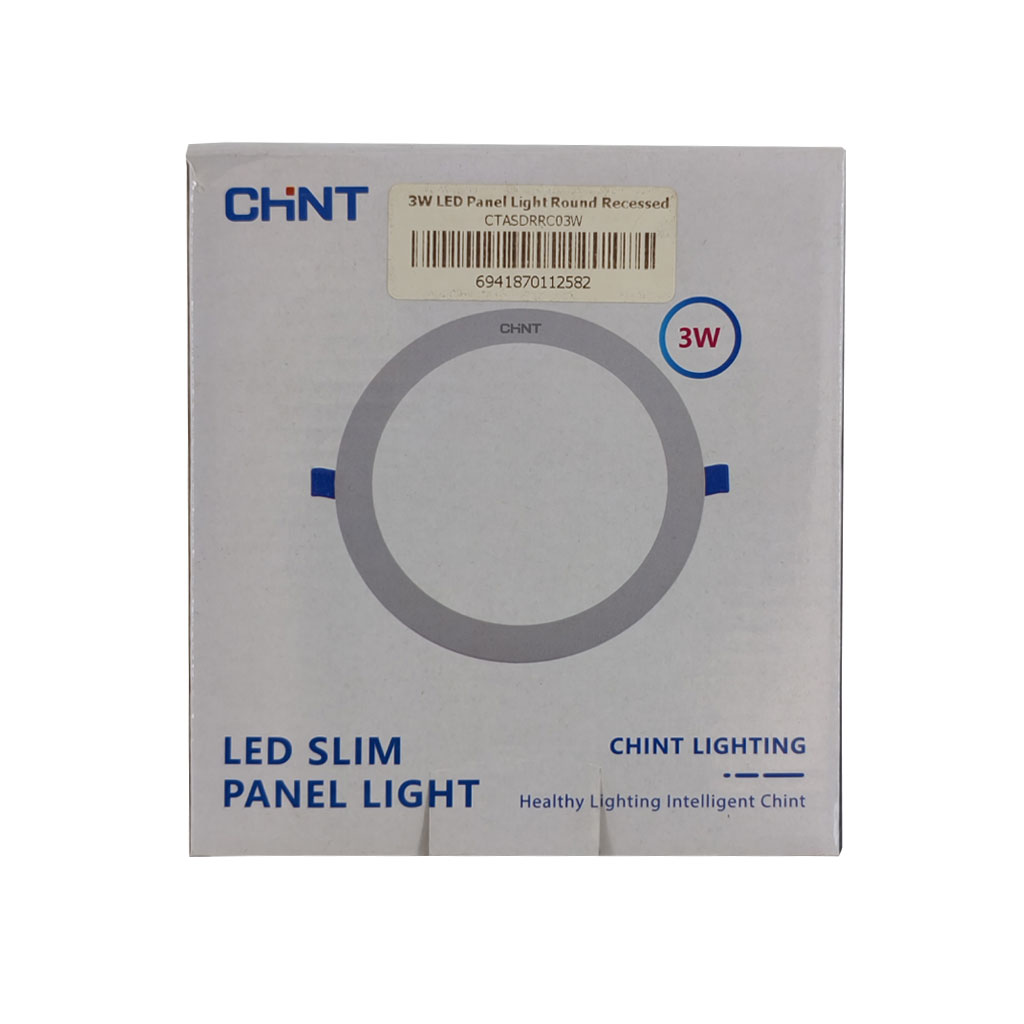 Потолочная лампа 3W LED Panel Light Round Recessed 6500K, Ø85*15mm