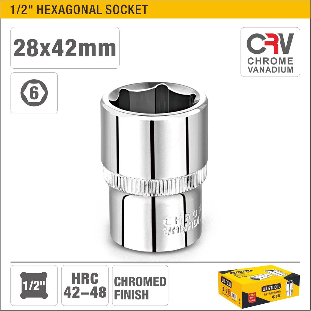 Шестигранная розетка 1/2"