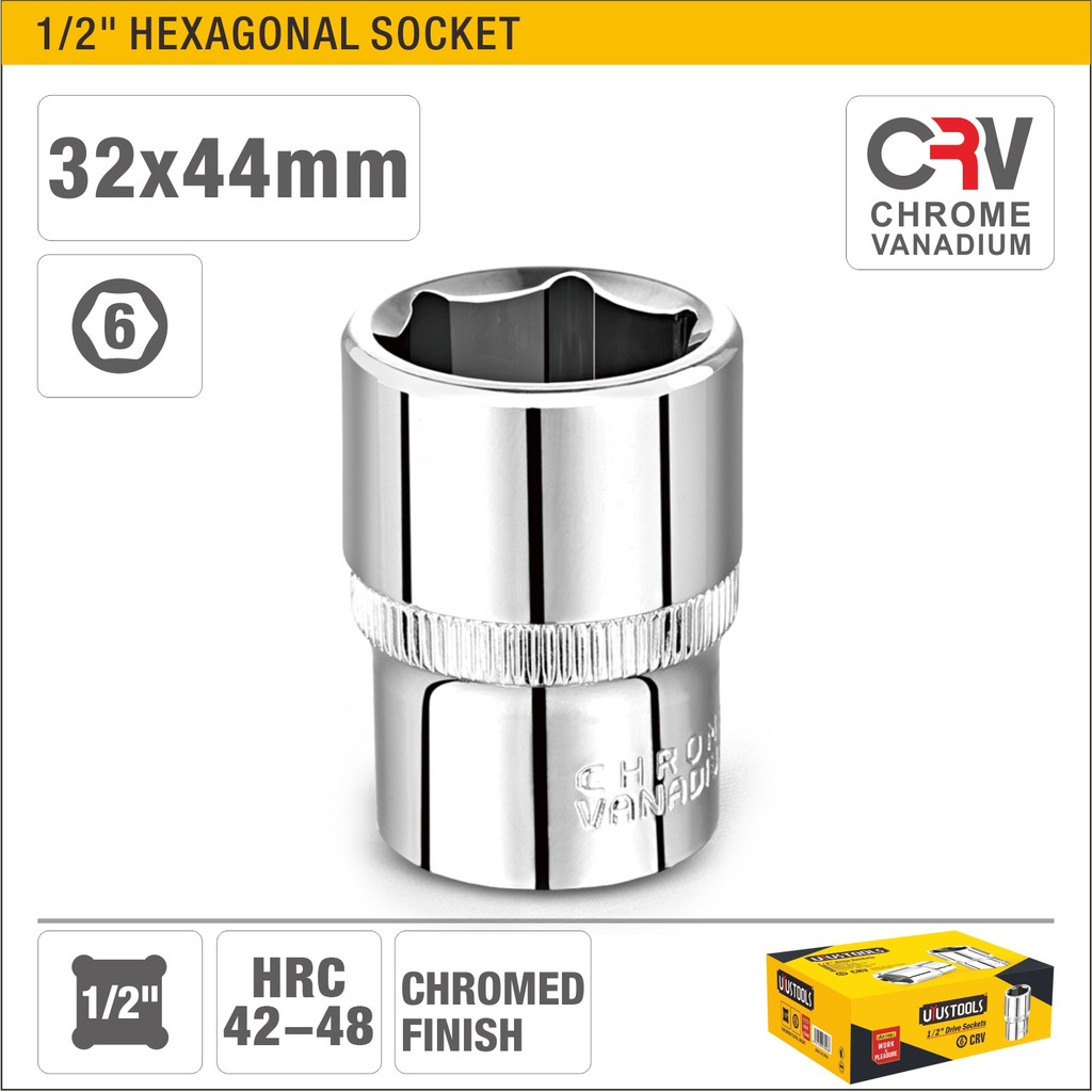 Глубокое шестигранное гнездо 1/2"