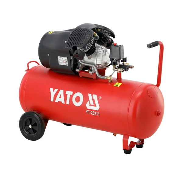 Масляный компрессор 100л два цилиндра